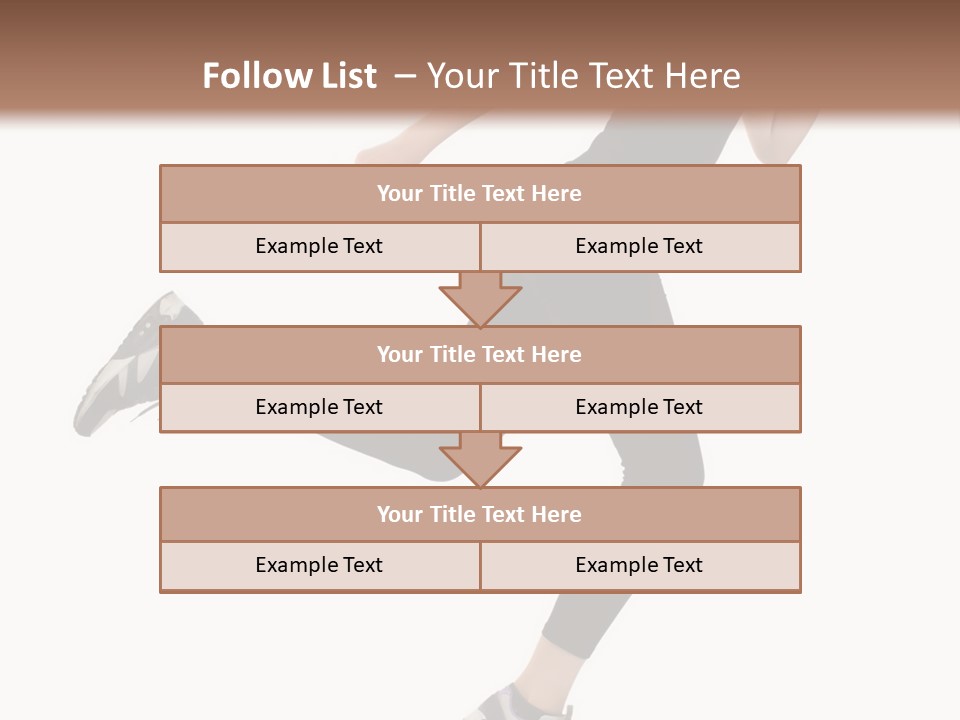 Healthy Portrait Stretching PowerPoint Template