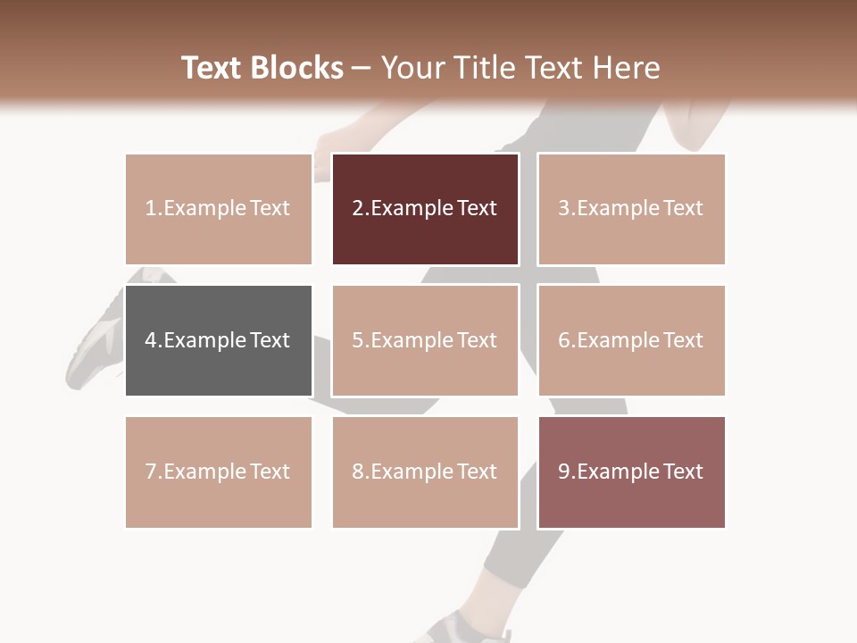 Healthy Portrait Stretching PowerPoint Template