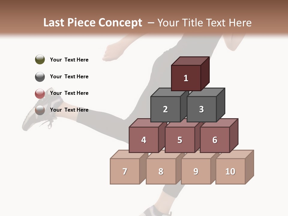 Healthy Portrait Stretching PowerPoint Template