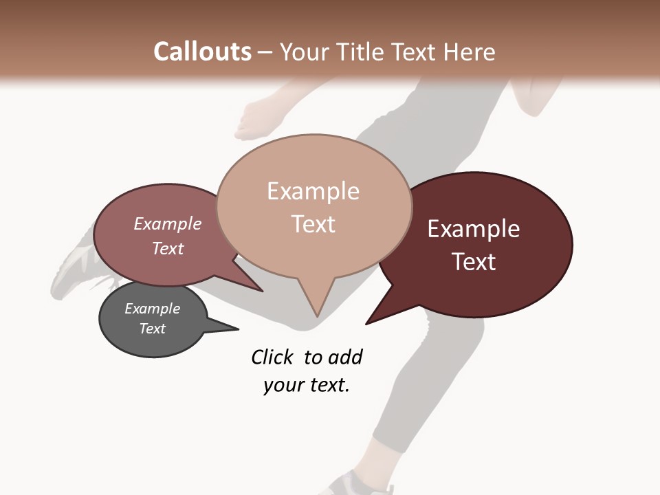 Healthy Portrait Stretching PowerPoint Template