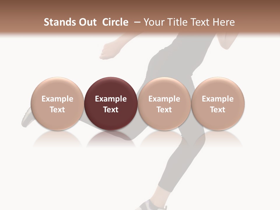 Healthy Portrait Stretching PowerPoint Template