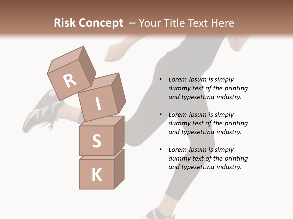 Healthy Portrait Stretching PowerPoint Template