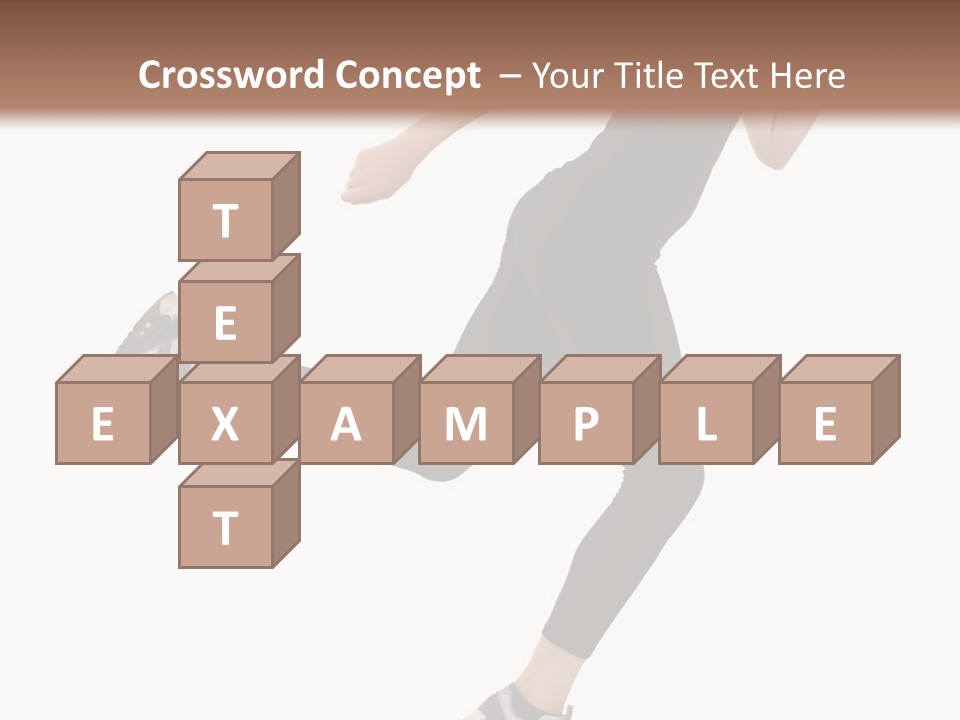 Healthy Portrait Stretching PowerPoint Template