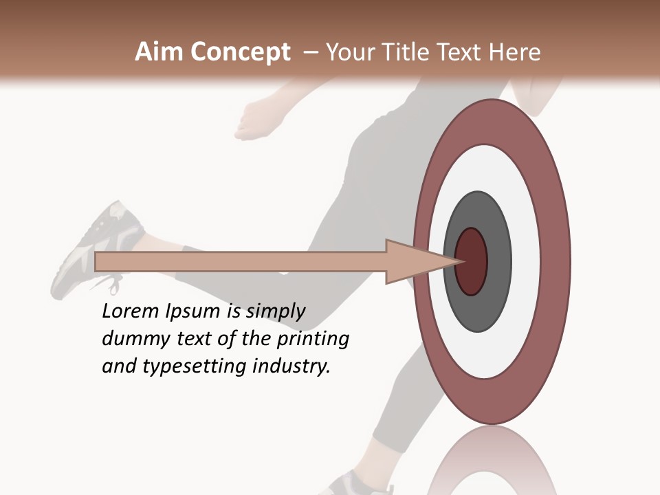 Healthy Portrait Stretching PowerPoint Template