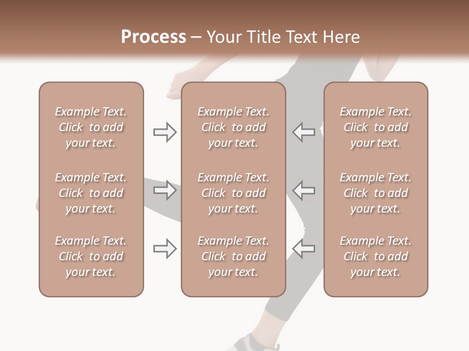 Healthy Portrait Stretching PowerPoint Template