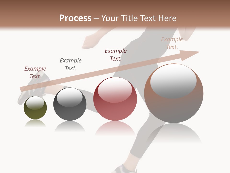 Healthy Portrait Stretching PowerPoint Template