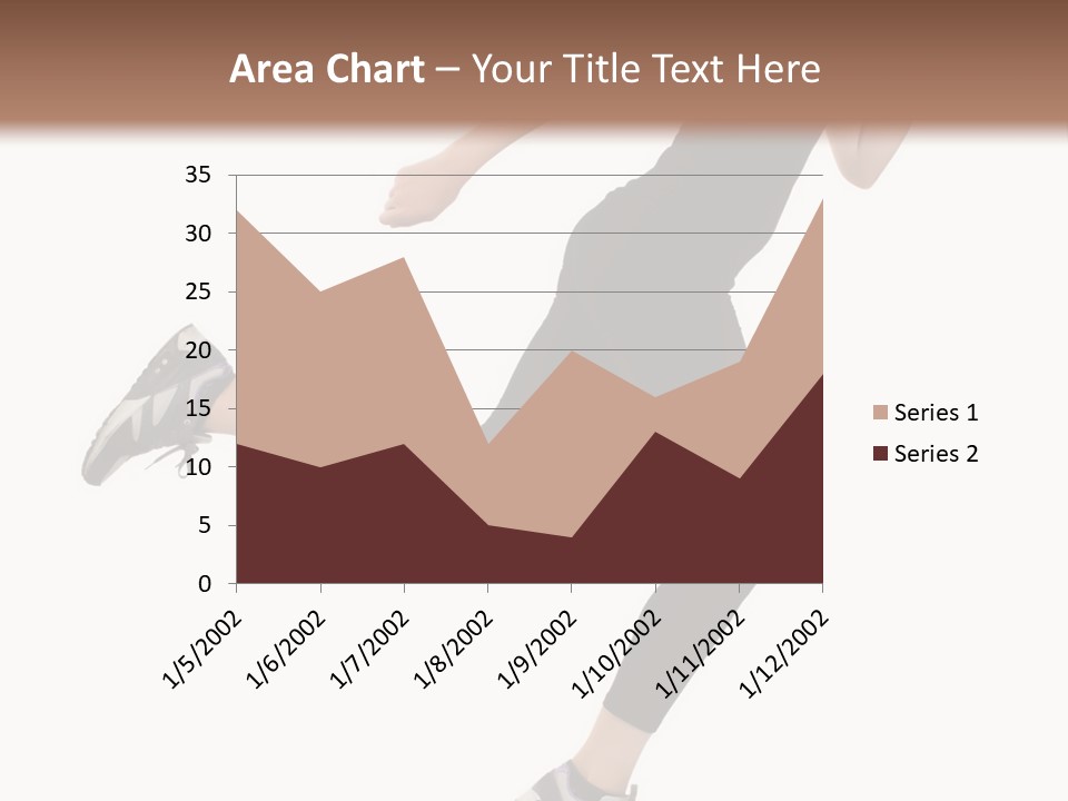 Healthy Portrait Stretching PowerPoint Template
