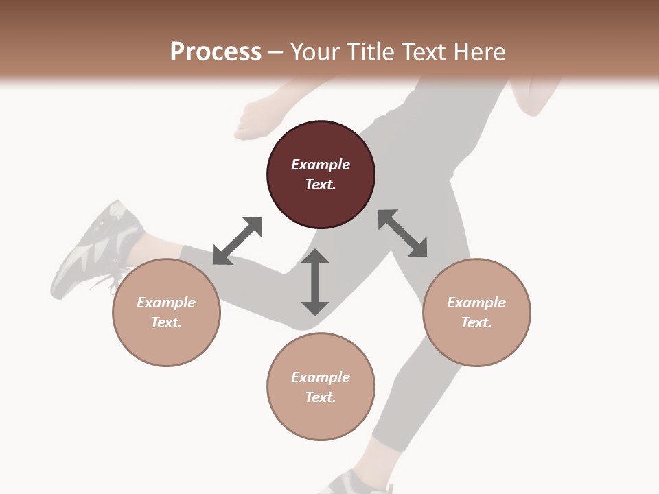 Healthy Portrait Stretching PowerPoint Template