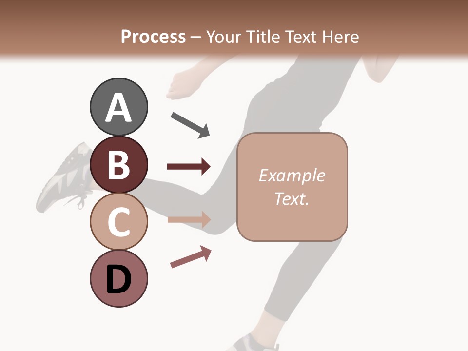 Healthy Portrait Stretching PowerPoint Template