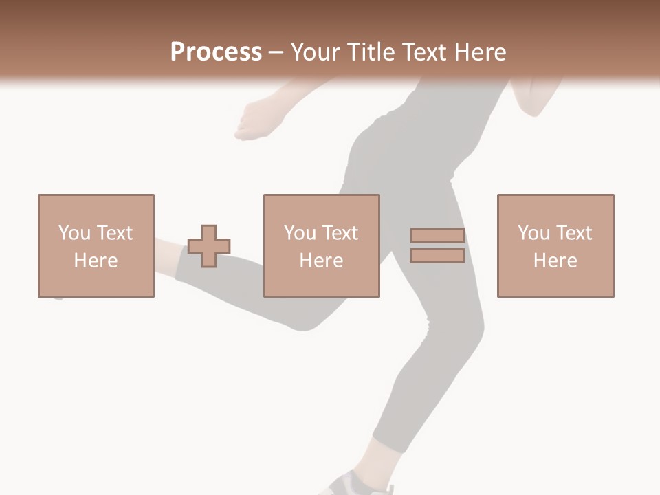 Healthy Portrait Stretching PowerPoint Template