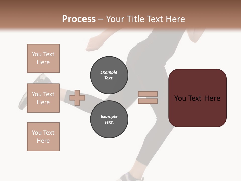 Healthy Portrait Stretching PowerPoint Template