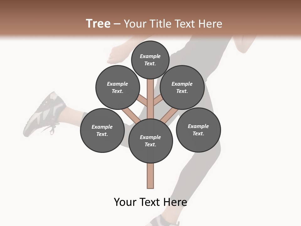 Healthy Portrait Stretching PowerPoint Template