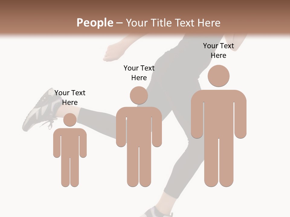 Healthy Portrait Stretching PowerPoint Template