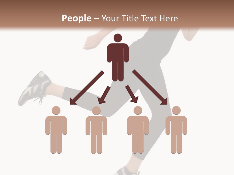 Healthy Portrait Stretching PowerPoint Template