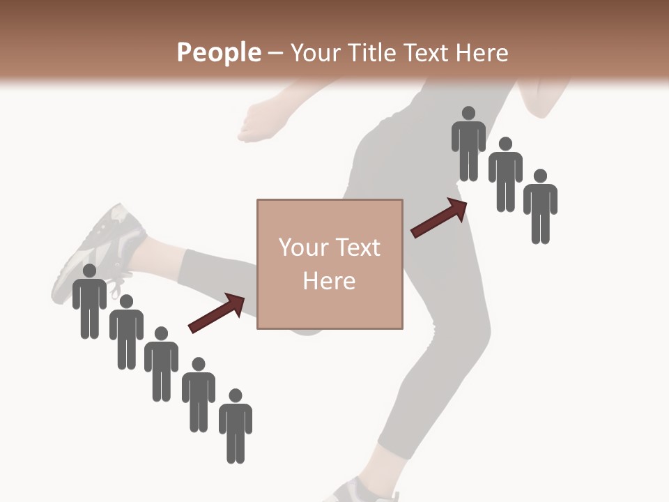 Healthy Portrait Stretching PowerPoint Template