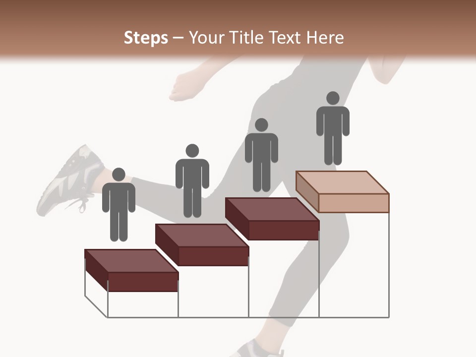 Healthy Portrait Stretching PowerPoint Template