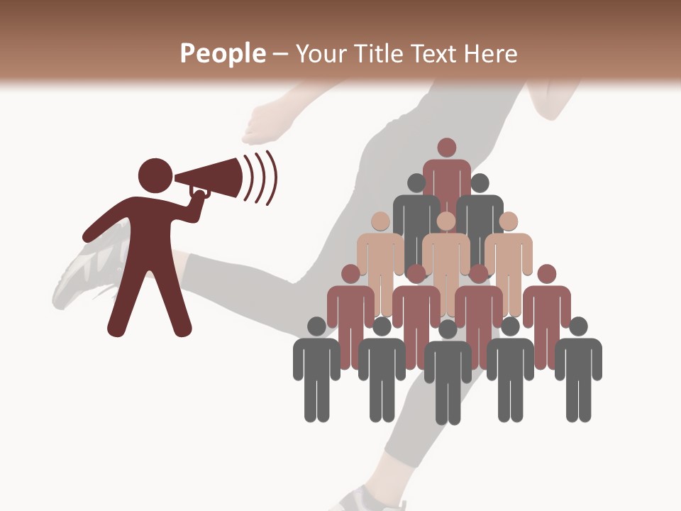 Healthy Portrait Stretching PowerPoint Template