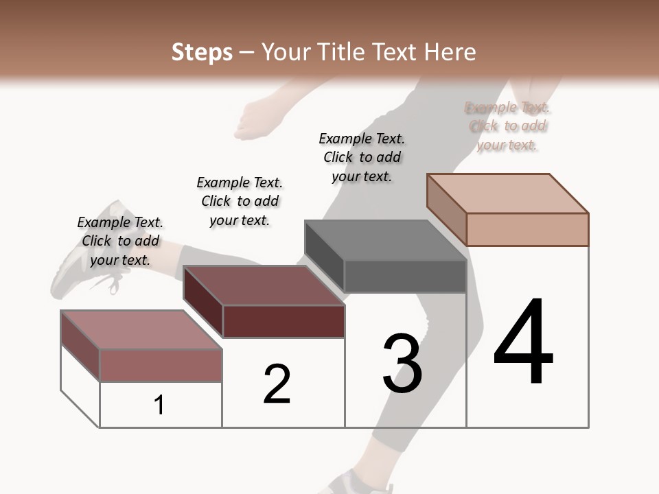 Healthy Portrait Stretching PowerPoint Template