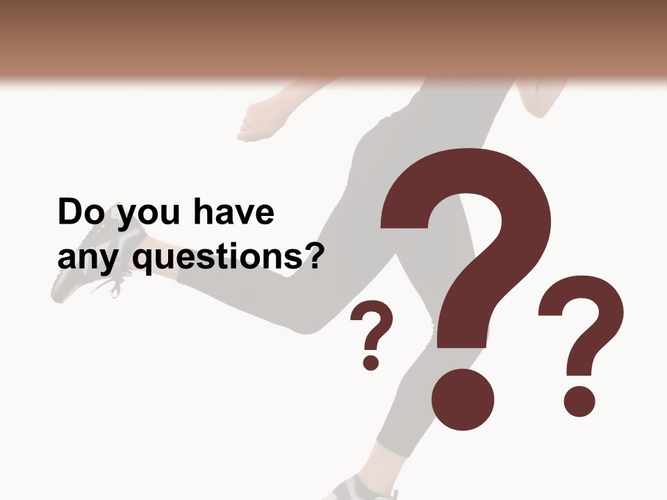 Healthy Portrait Stretching PowerPoint Template