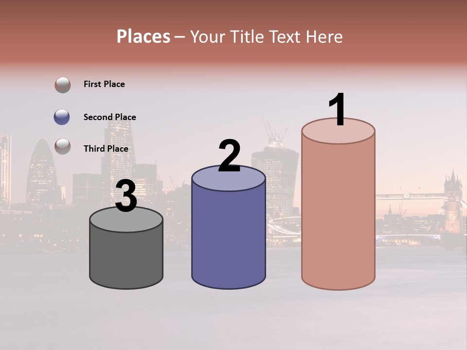 Twilight Exposure Destination PowerPoint Template
