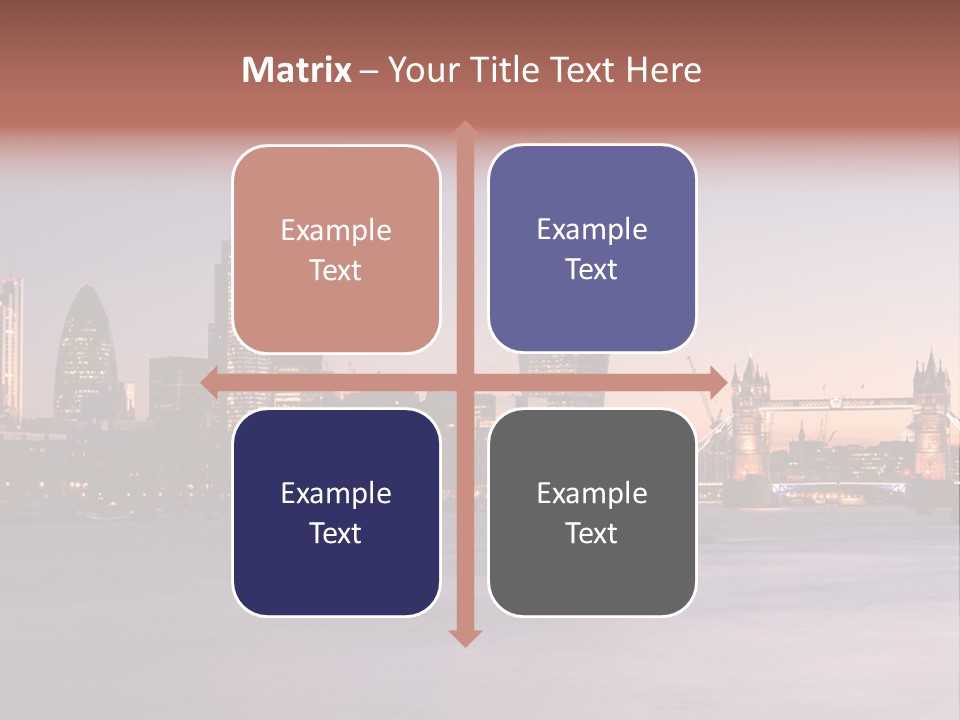 Twilight Exposure Destination PowerPoint Template