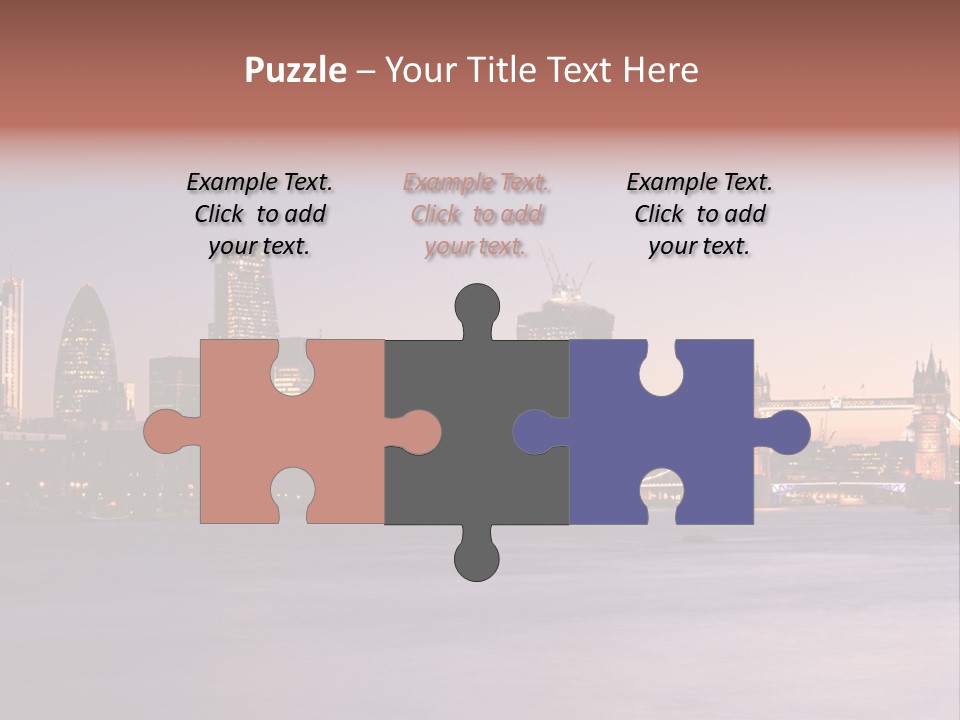 Twilight Exposure Destination PowerPoint Template