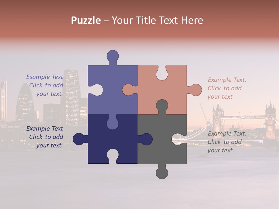 Twilight Exposure Destination PowerPoint Template