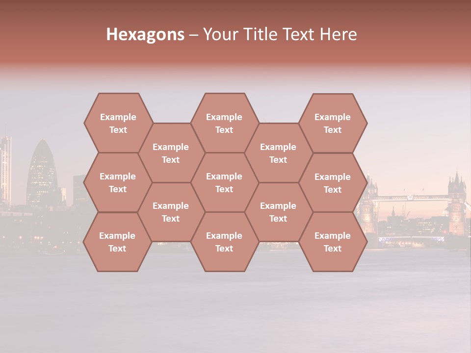 Twilight Exposure Destination PowerPoint Template