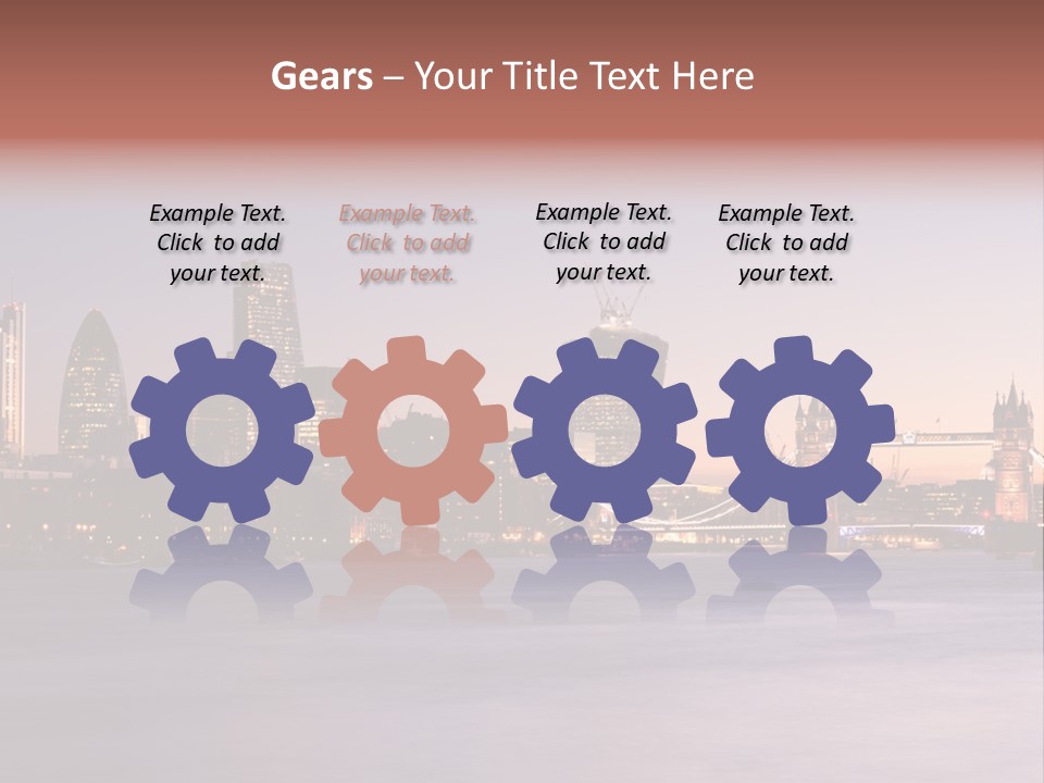 Twilight Exposure Destination PowerPoint Template