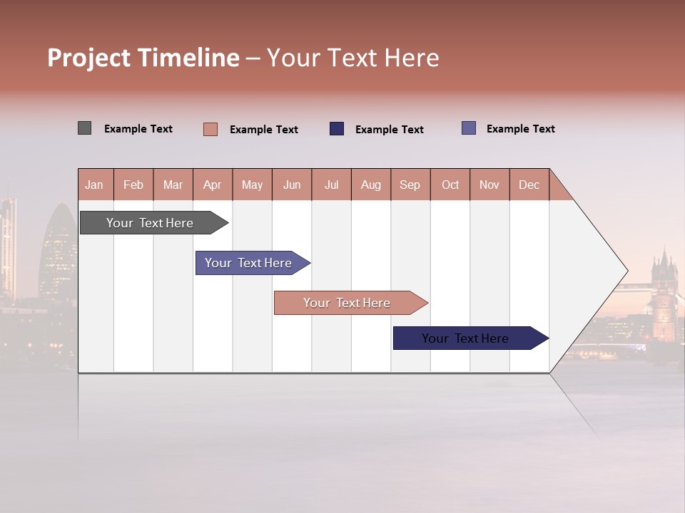 Twilight Exposure Destination PowerPoint Template