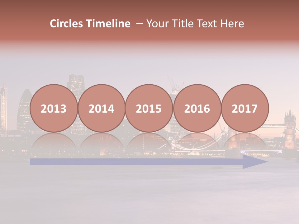 Twilight Exposure Destination PowerPoint Template