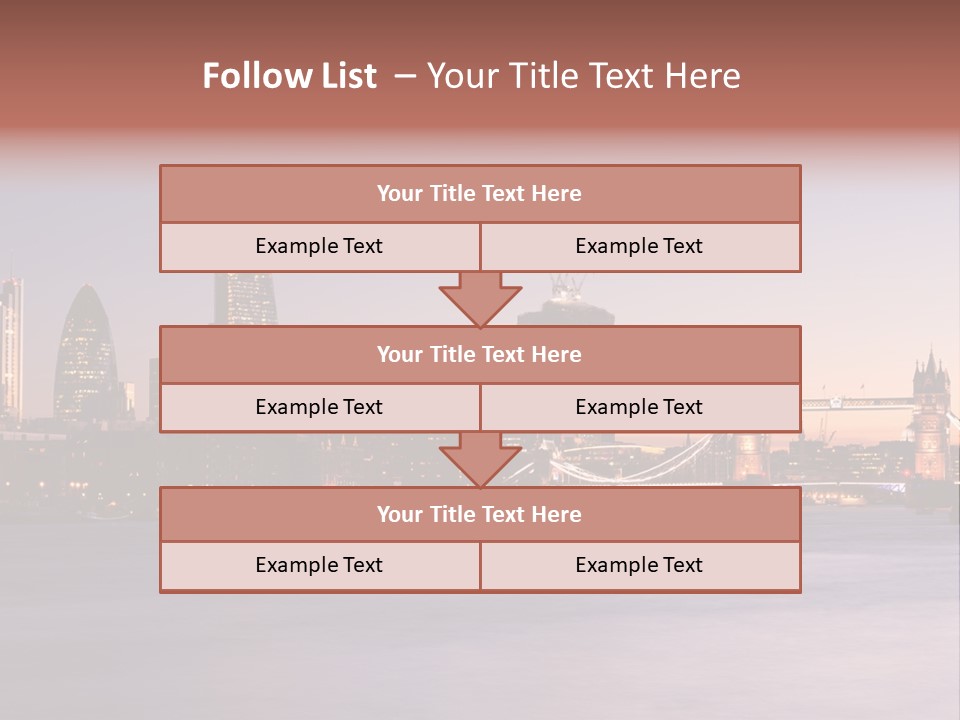 Twilight Exposure Destination PowerPoint Template