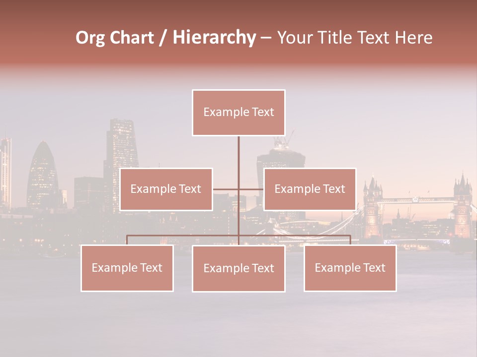 Twilight Exposure Destination PowerPoint Template