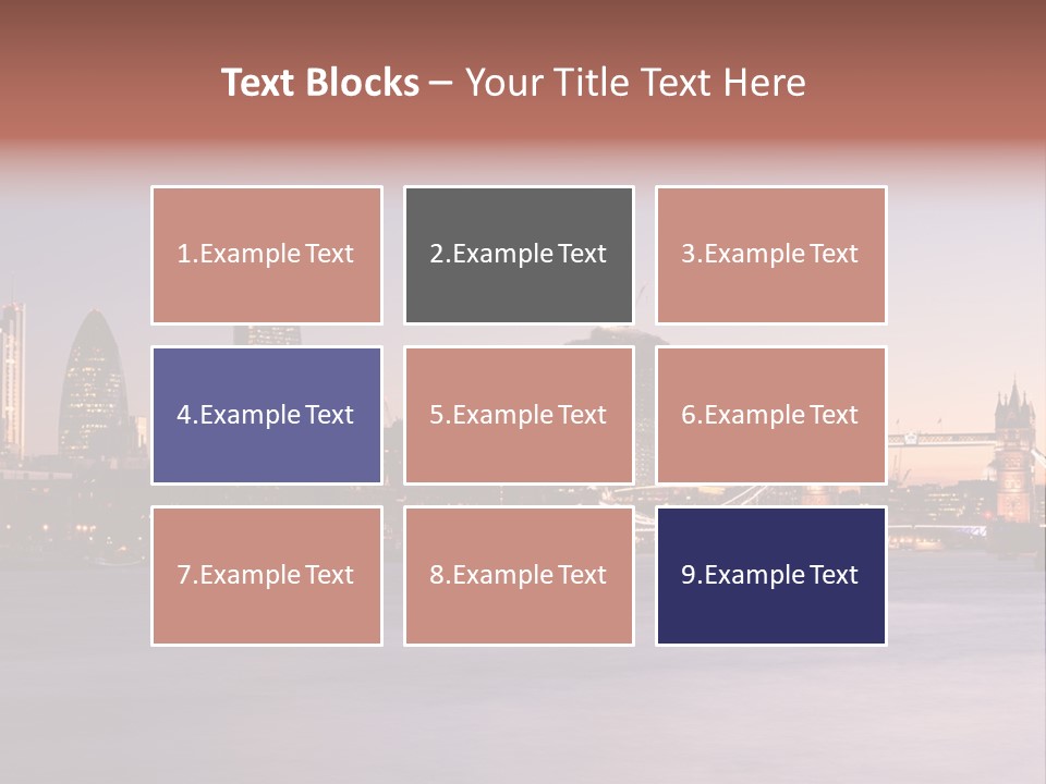 Twilight Exposure Destination PowerPoint Template