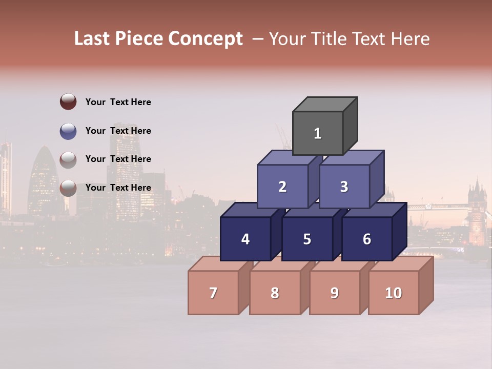 Twilight Exposure Destination PowerPoint Template