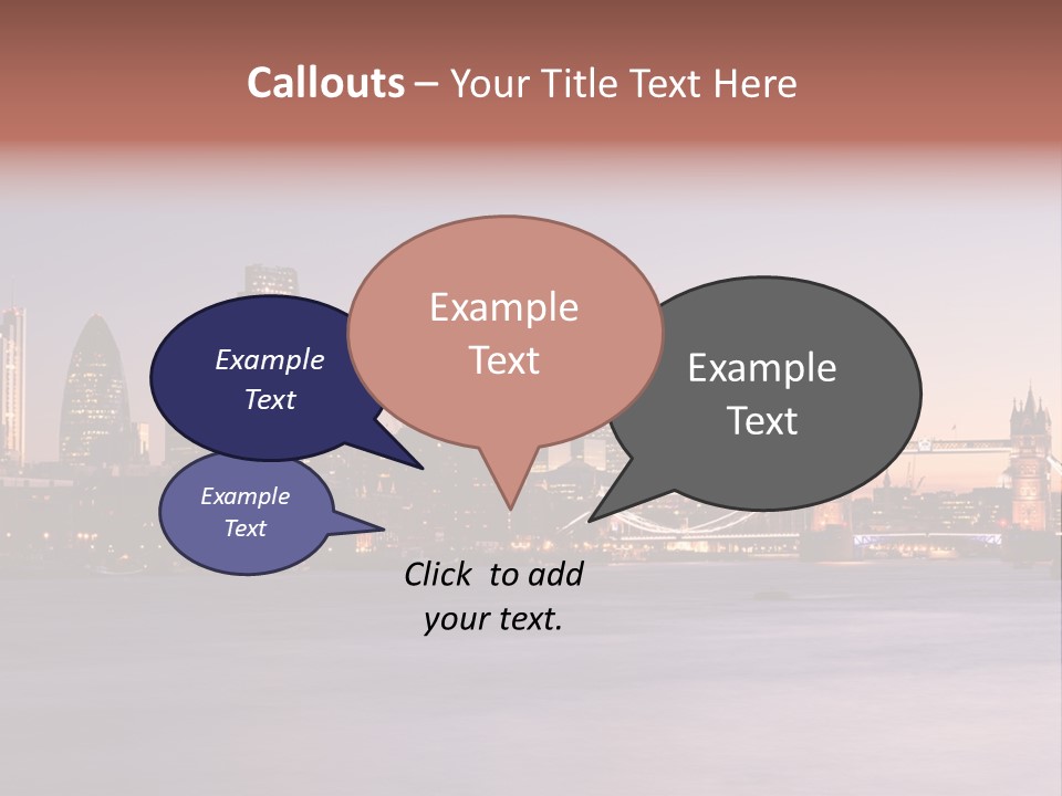 Twilight Exposure Destination PowerPoint Template