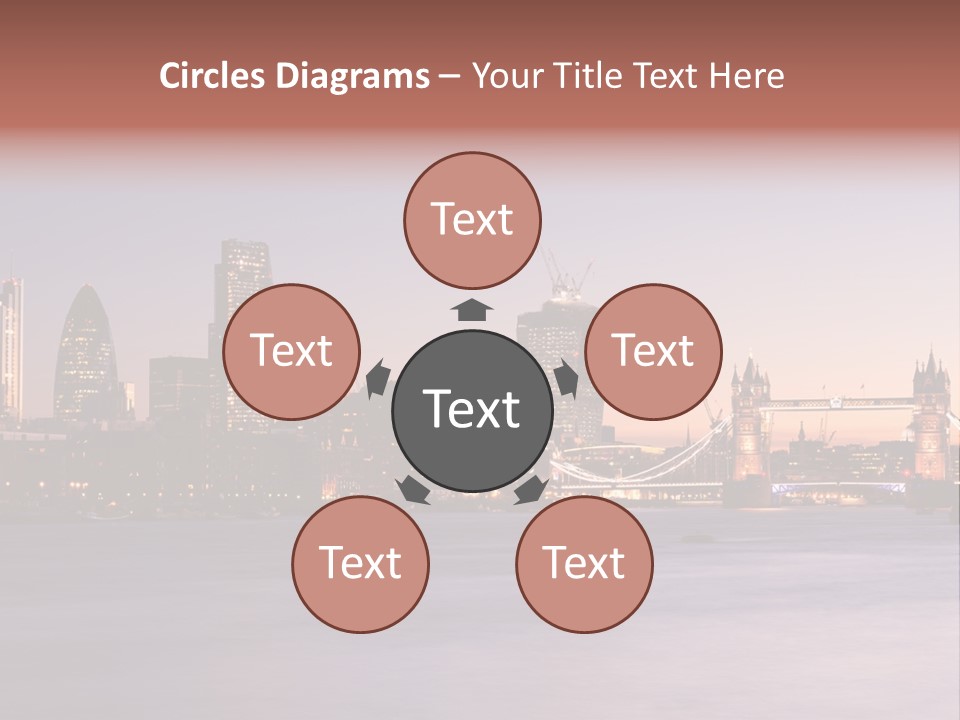 Twilight Exposure Destination PowerPoint Template
