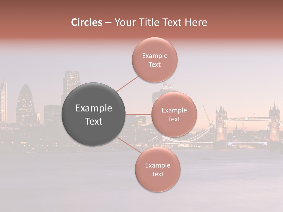 Twilight Exposure Destination PowerPoint Template