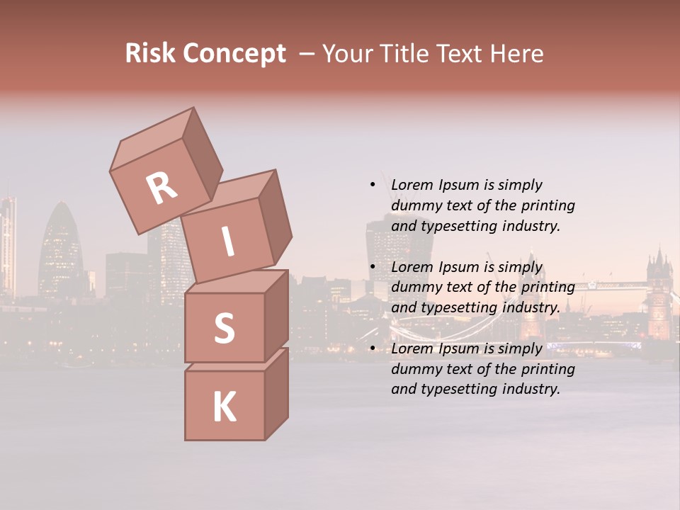 Twilight Exposure Destination PowerPoint Template