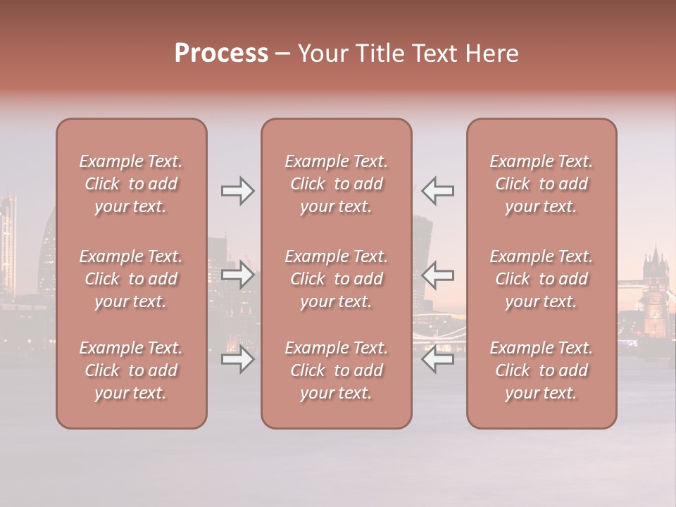Twilight Exposure Destination PowerPoint Template