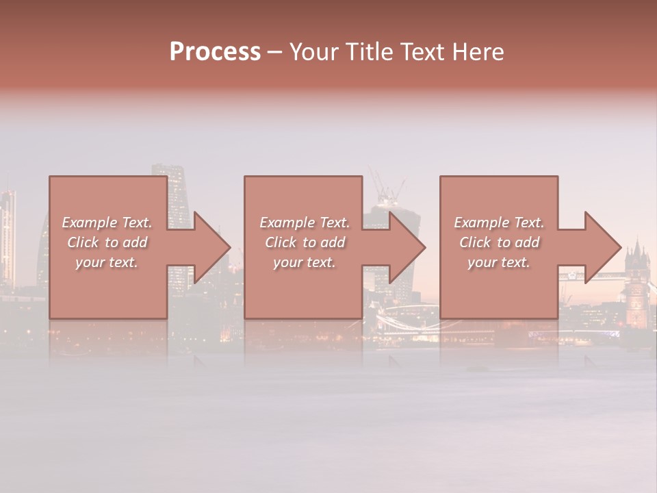 Twilight Exposure Destination PowerPoint Template