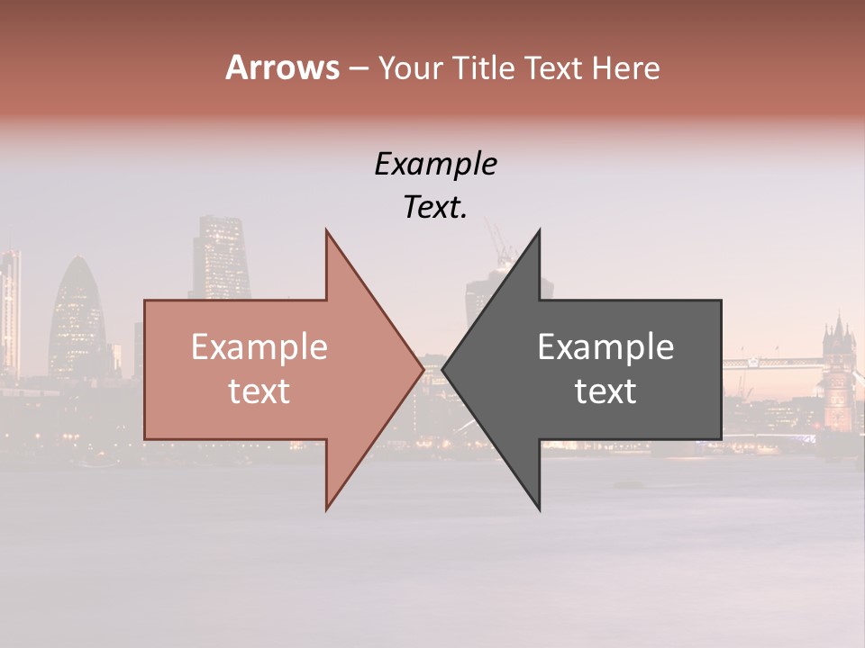 Twilight Exposure Destination PowerPoint Template
