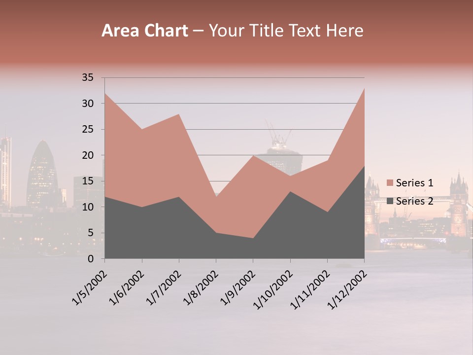 Twilight Exposure Destination PowerPoint Template