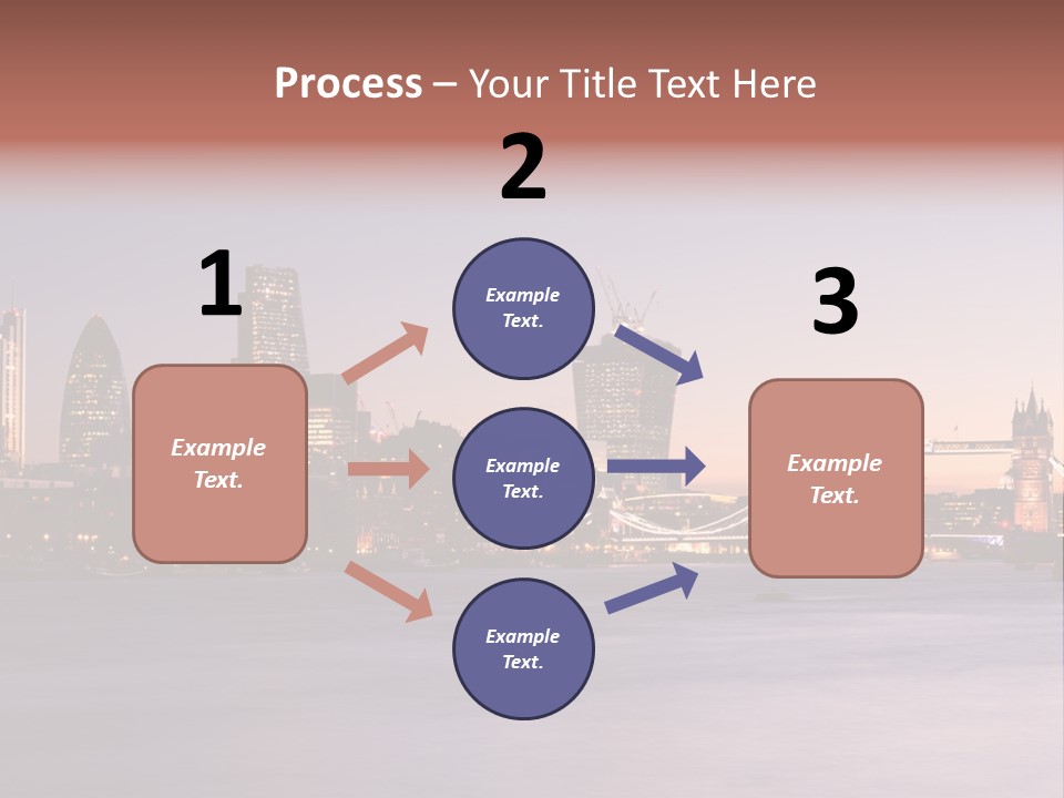 Twilight Exposure Destination PowerPoint Template