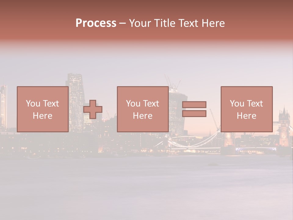 Twilight Exposure Destination PowerPoint Template