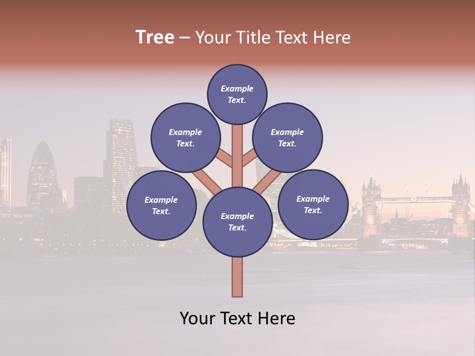 Twilight Exposure Destination PowerPoint Template