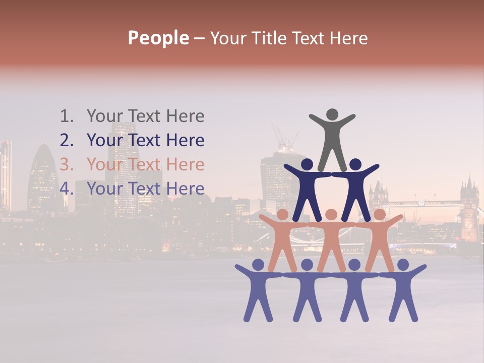 Twilight Exposure Destination PowerPoint Template