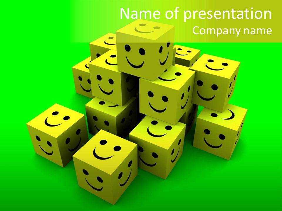 Cloned Square Cheery PowerPoint Template