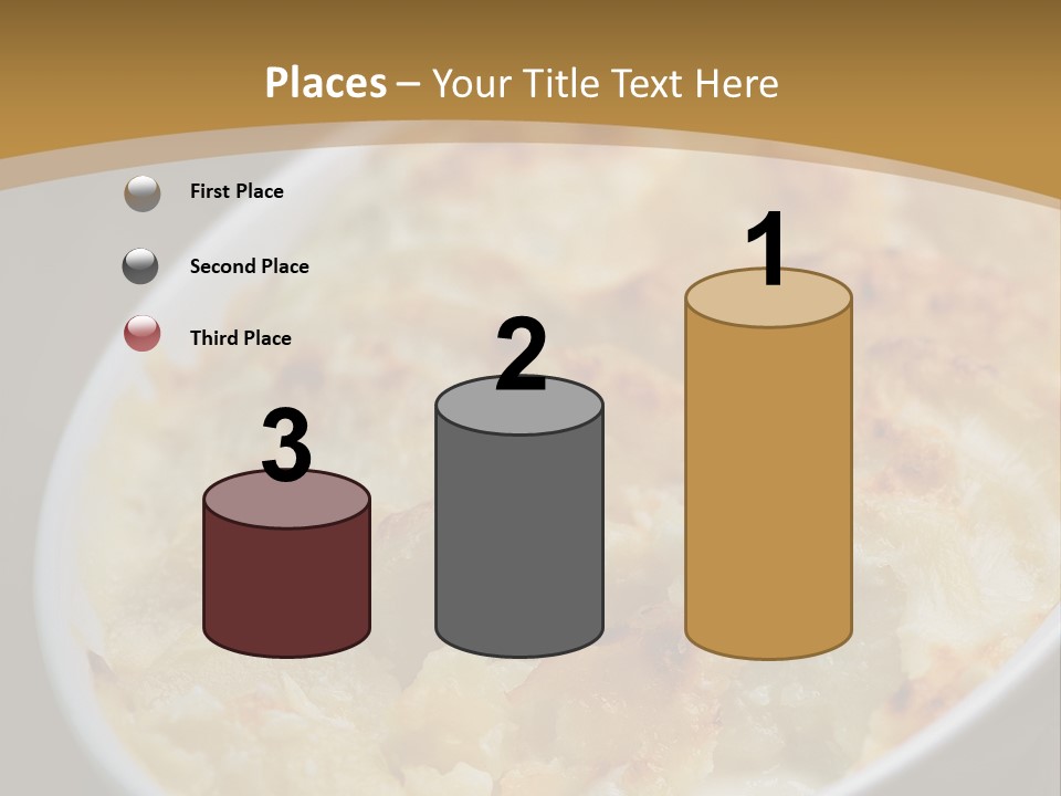 Baked French Vegetarian PowerPoint Template