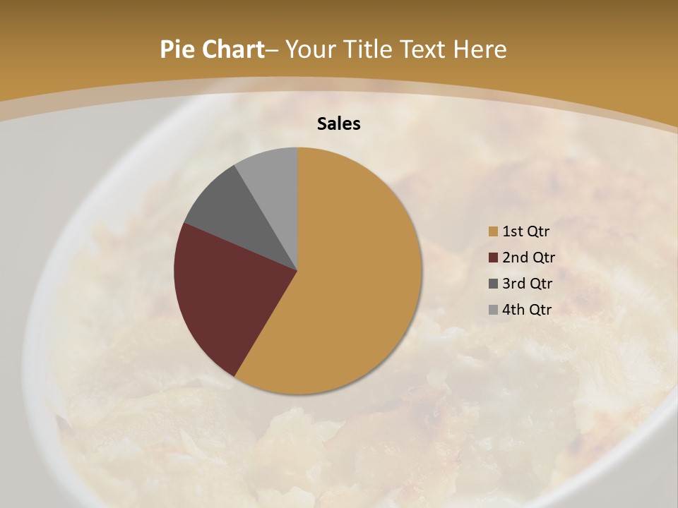 Baked French Vegetarian PowerPoint Template